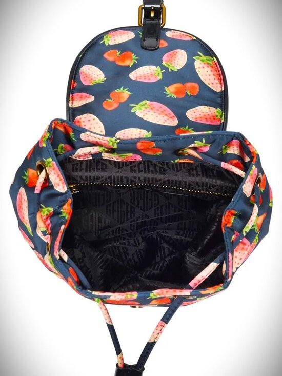KURT GEIGER LONDON Portobello Strawberry Print Small Backpack main image 4